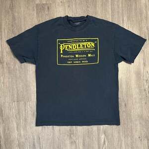 Pendleton Heritage Logo Graphic T-Shirt, Navy Blue, Size XL
